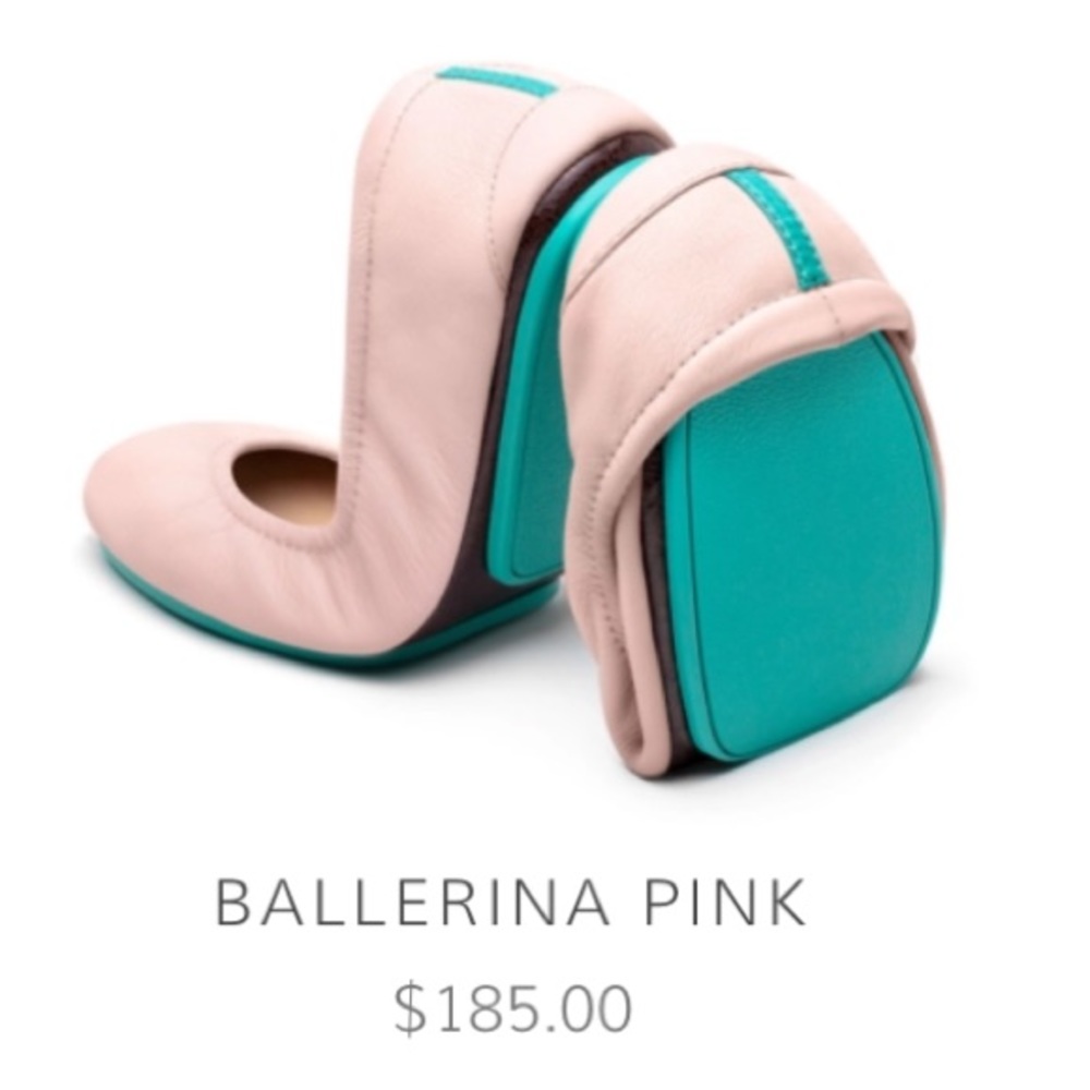 Brand New Ballerina Pink Tieks flats. Size 11